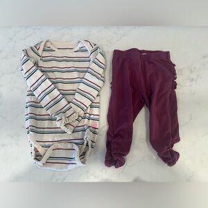 Ruffle Butts stripe set